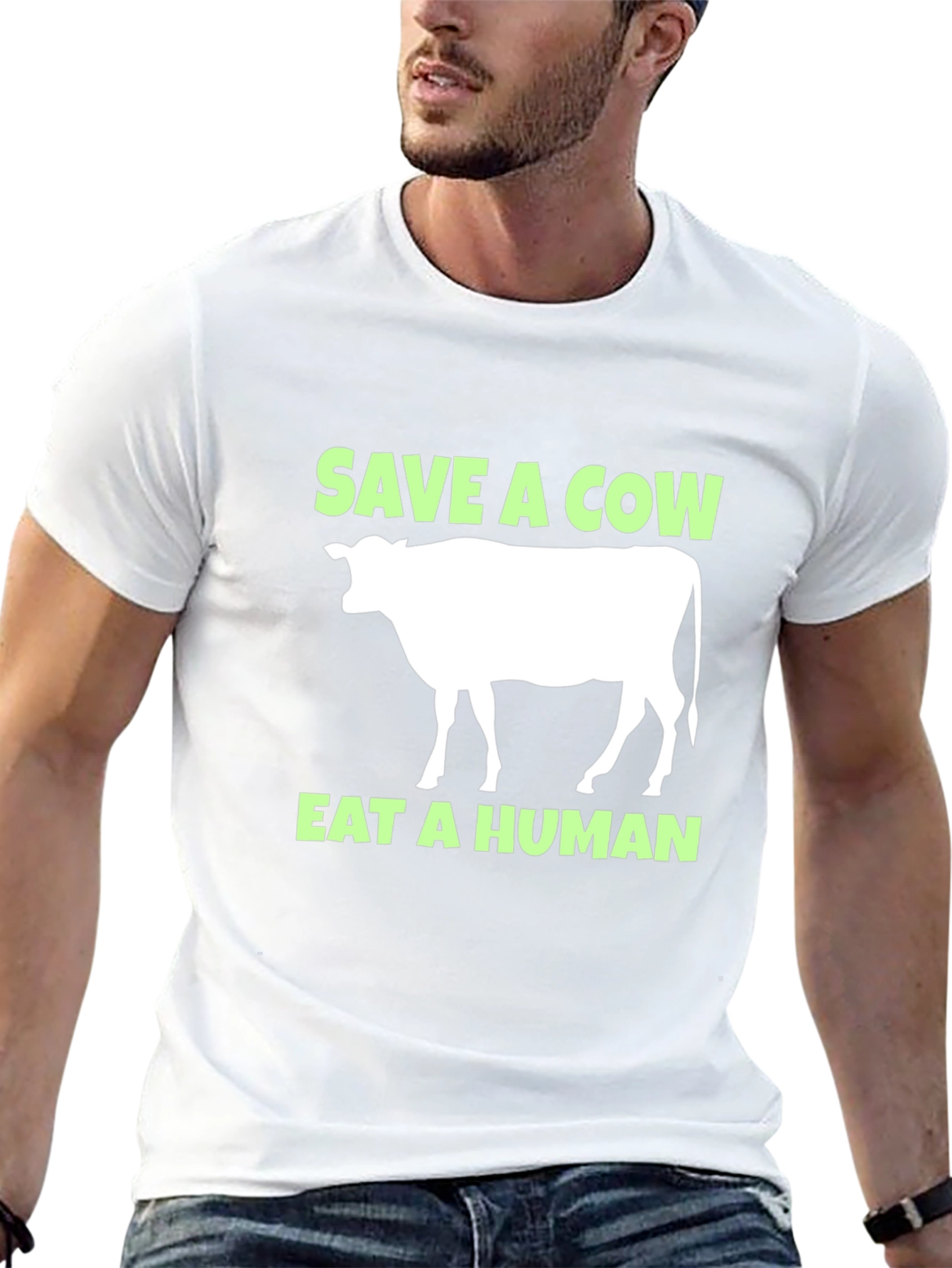 Save a Cow Eat a Human Tee