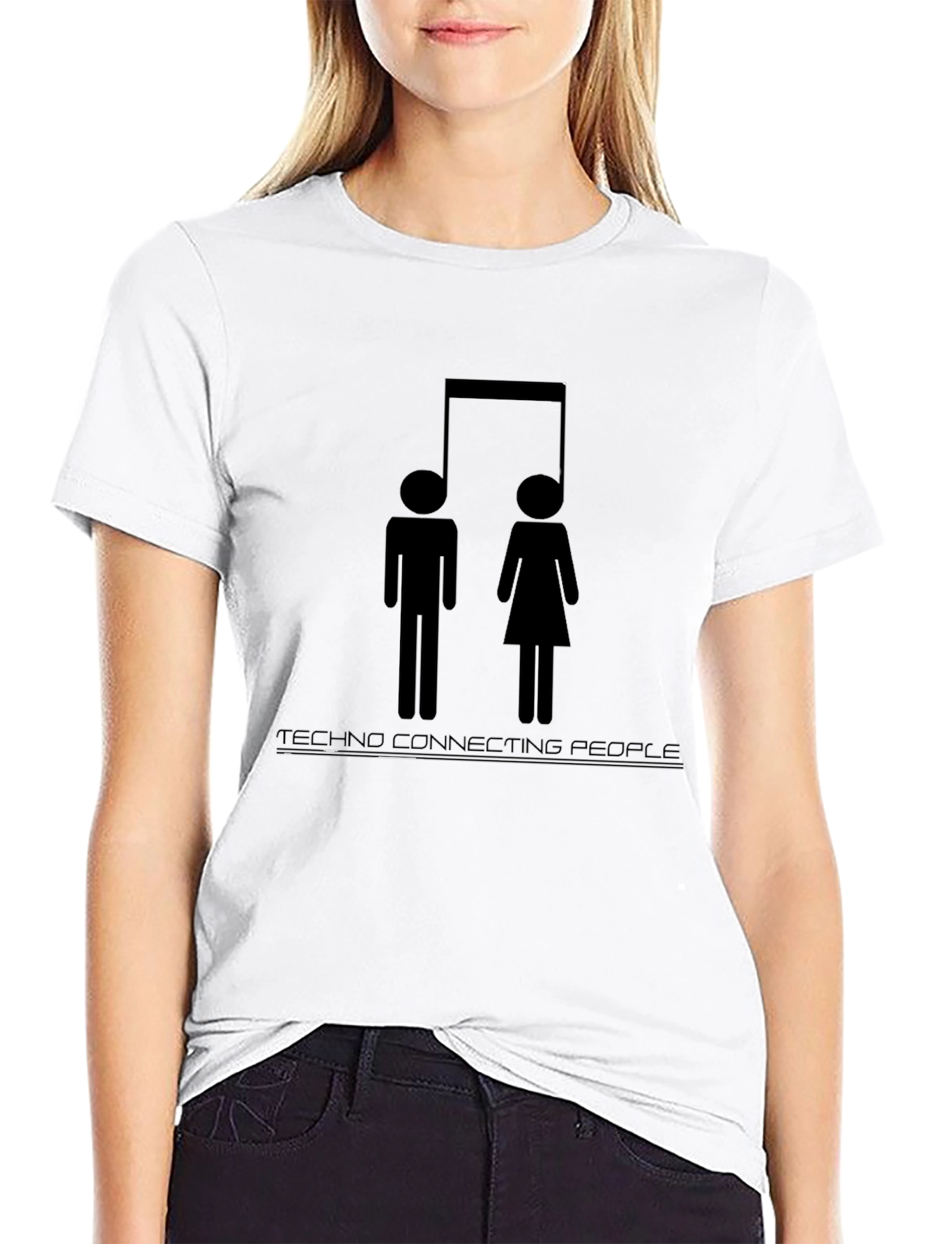 Techno Connecting People Graphic Tee