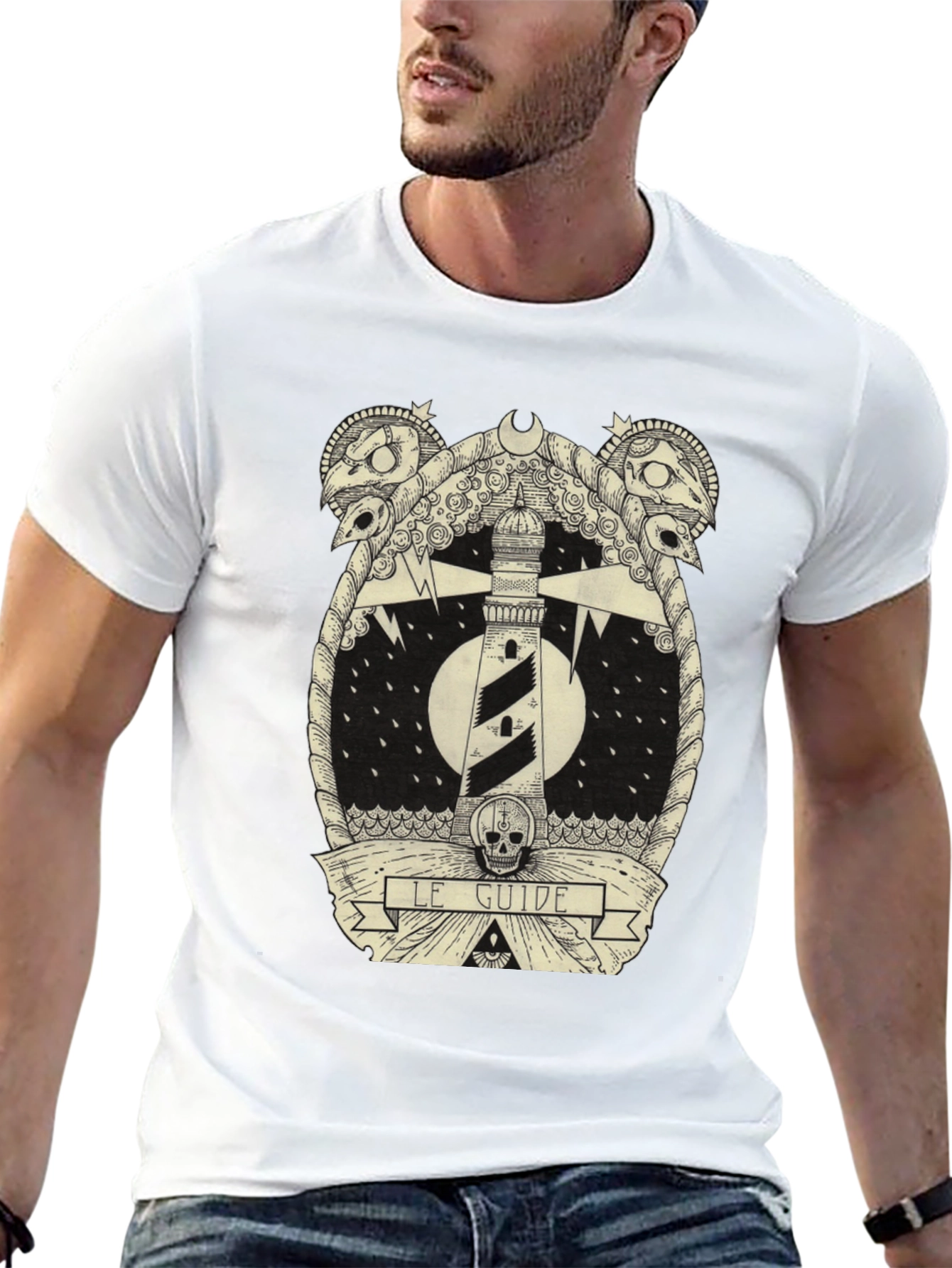 Le Guide Lighthouse Graphic T-Shirt