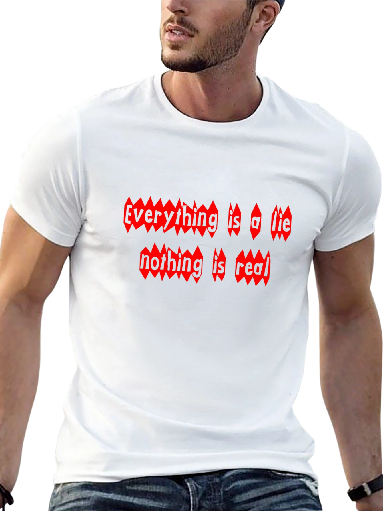 Edgy Graphic Tee - Everything is a Lie