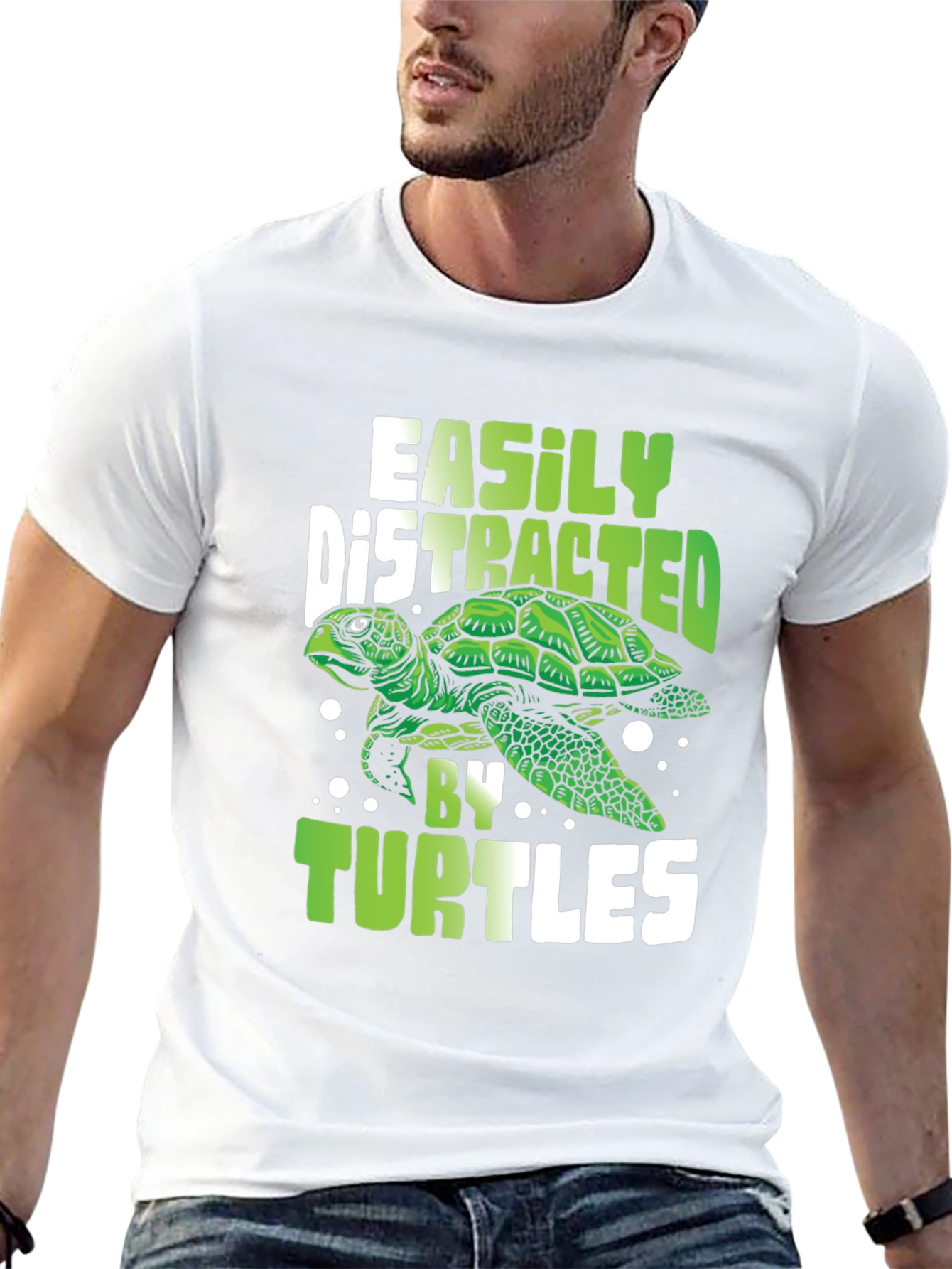 Easily Distracted By Turtles T-Shirt