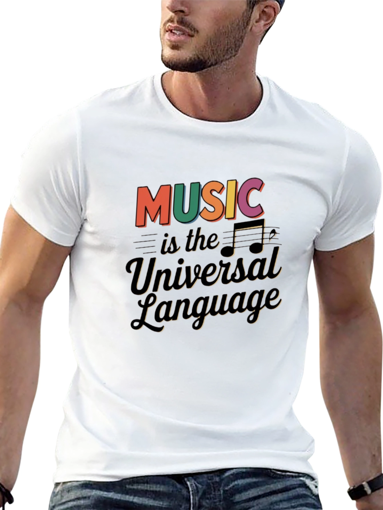 Music Is The Universal Language Graphic T-Shirt
