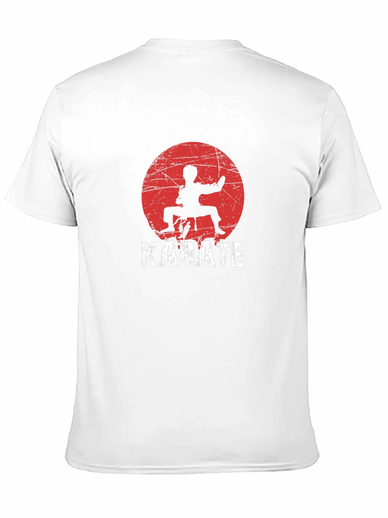 Karate Silhouette Graphic T-Shirt