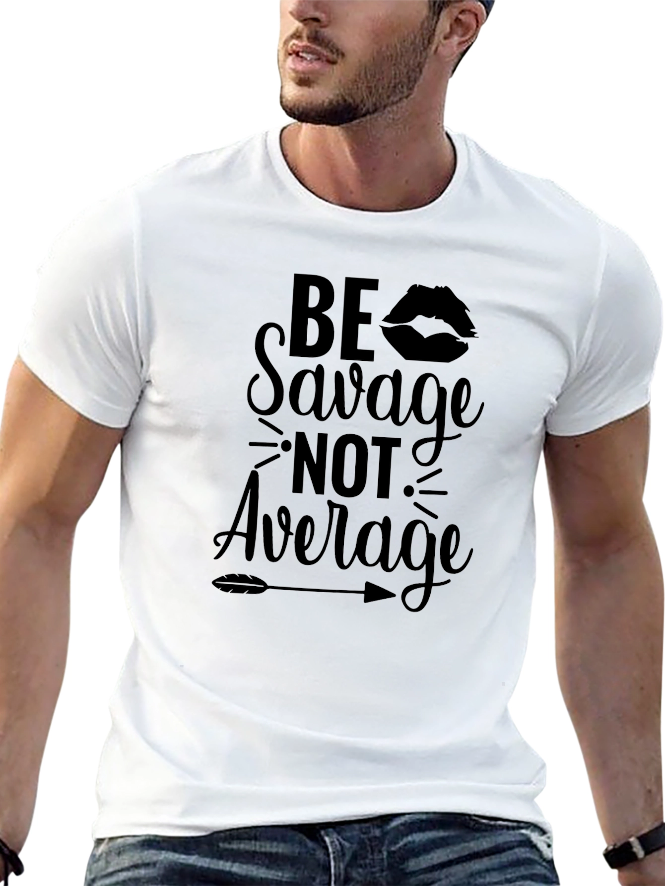 Be Savage Graphic Tee - Stylish Black T-Shirt
