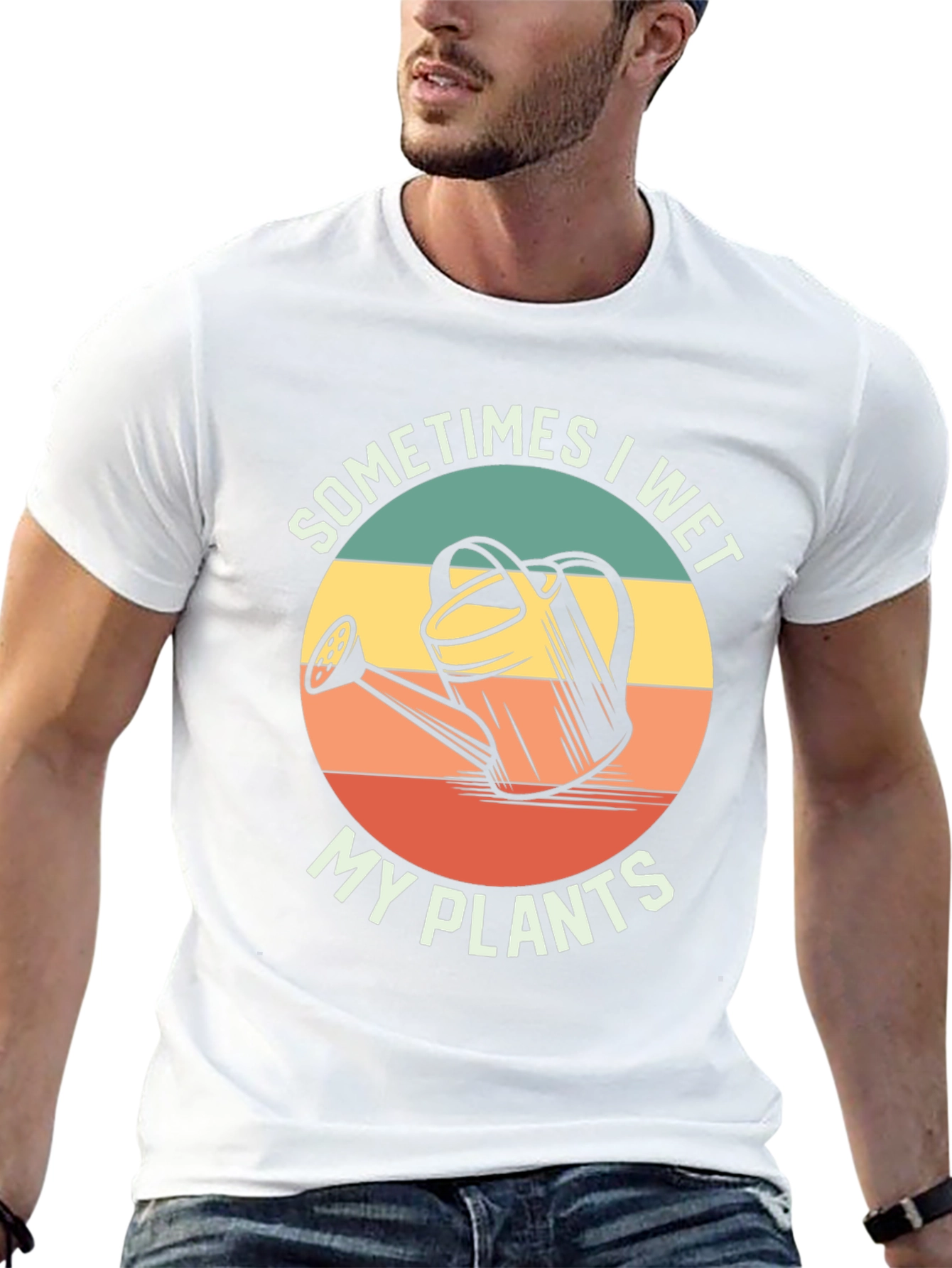 Funny Gardening T-Shirt - Sometimes I Wet My Plants