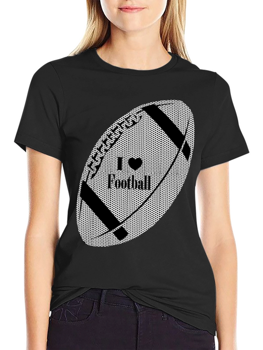 I Love Football Graphic Tee