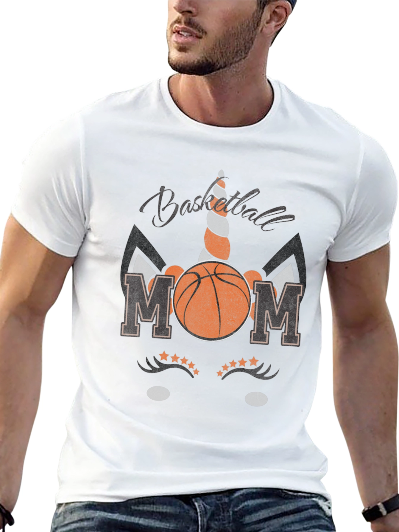 Basketball Mom Unicorn T-Shirt