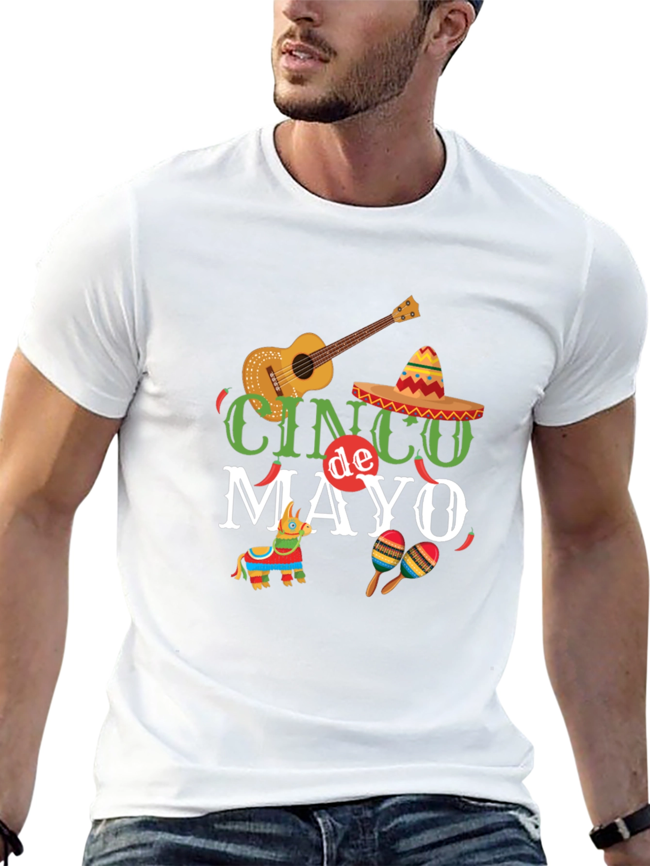 Cinco de Mayo Graphic T-Shirt - Fiesta Celebration Tee