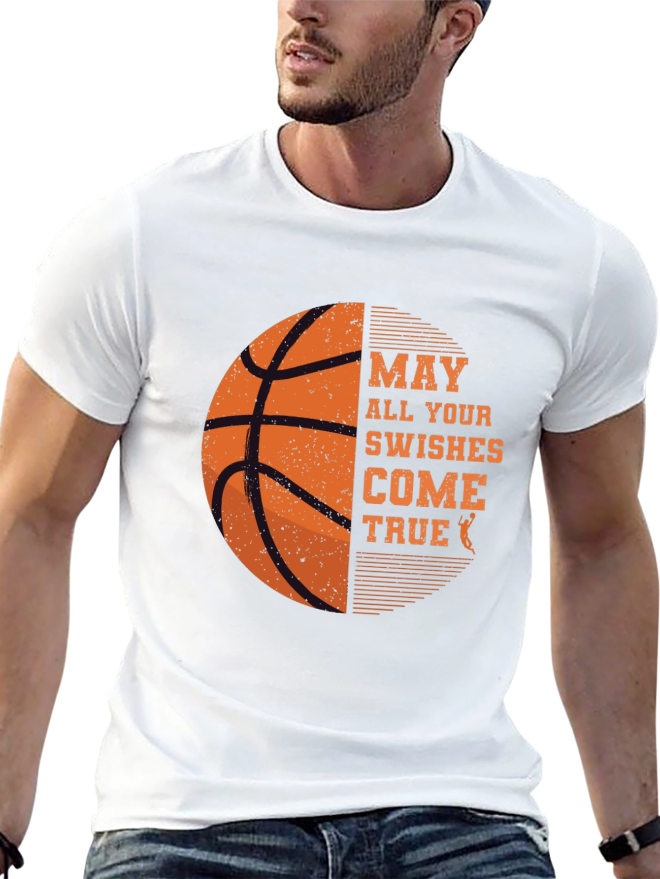 Basketball Swishes Come True Black T-Shirt