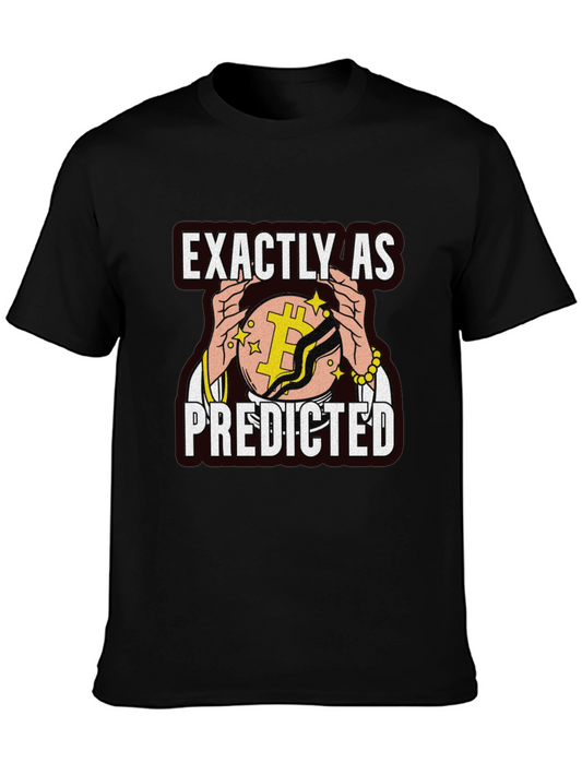 Bitcoin Prediction T-Shirt Crypto Tee
