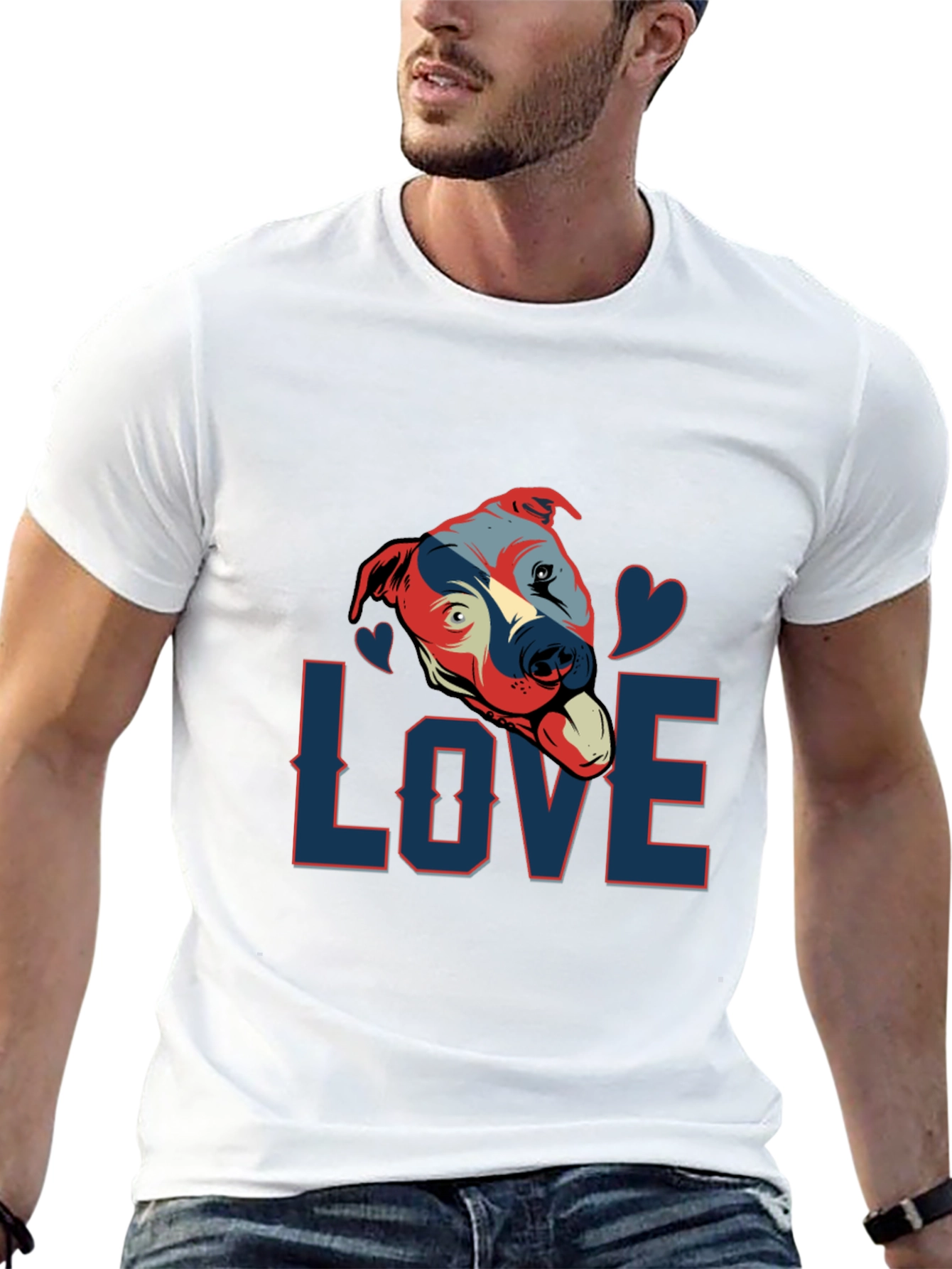 Pitbull Love Graphic Tee