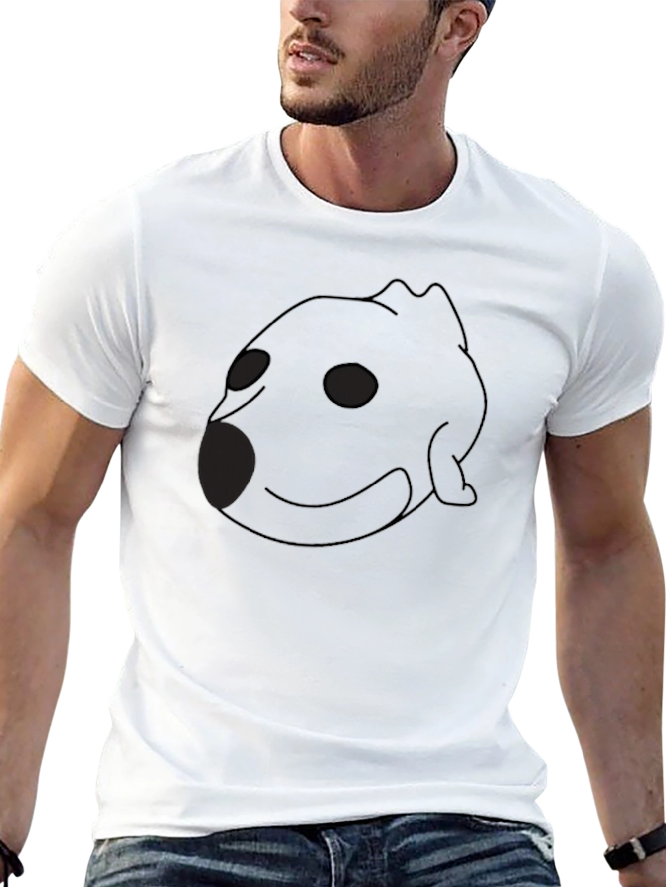 Smiling Creature Black Tee