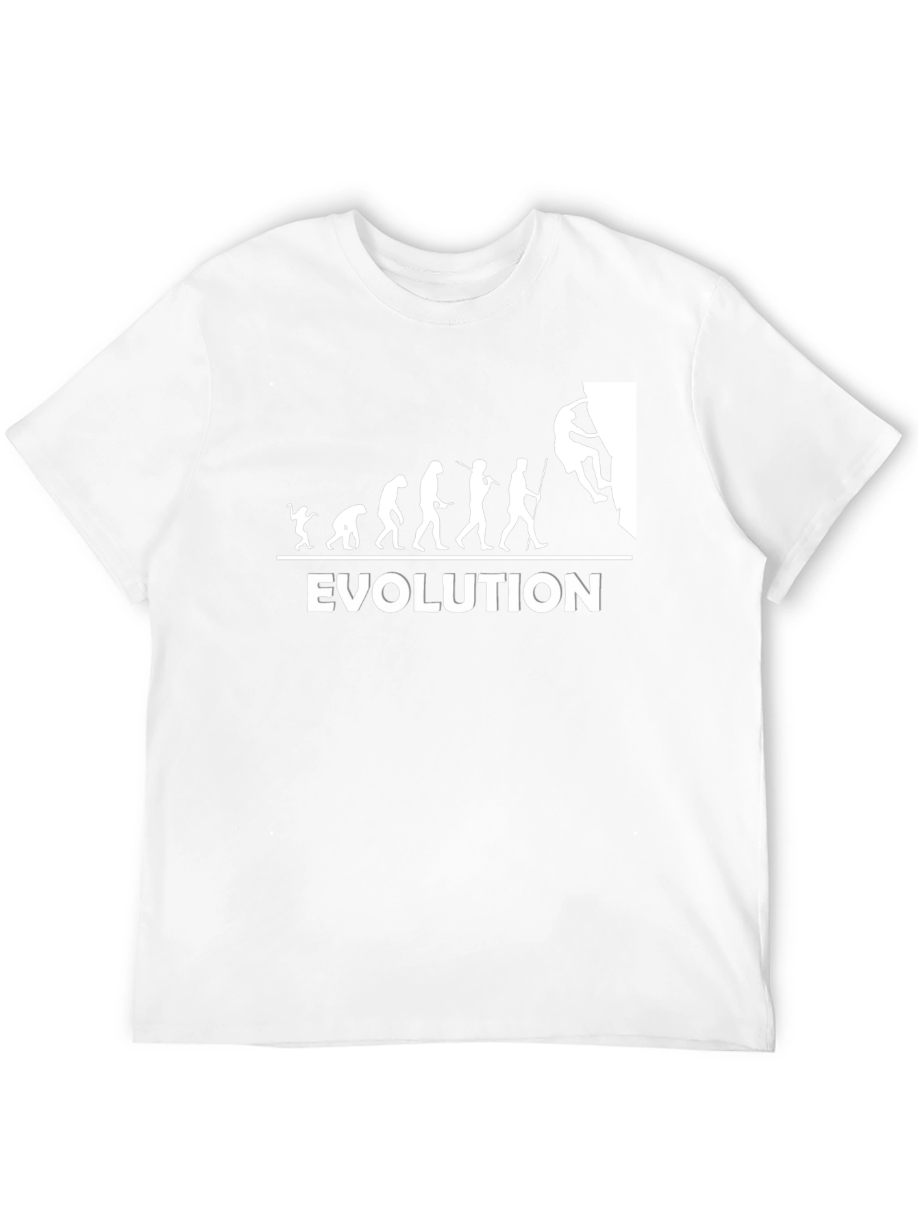 Evolution of Climbing Black T-Shirt