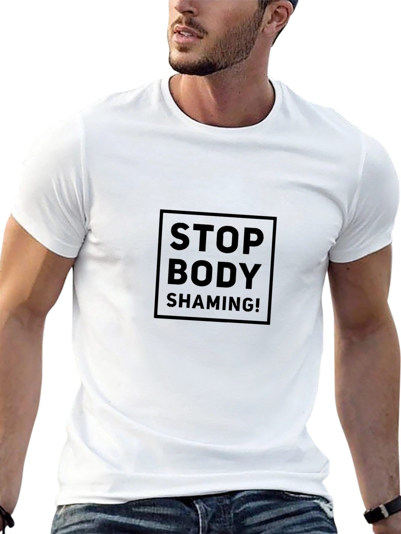 Stop Body Shaming Black T-Shirt