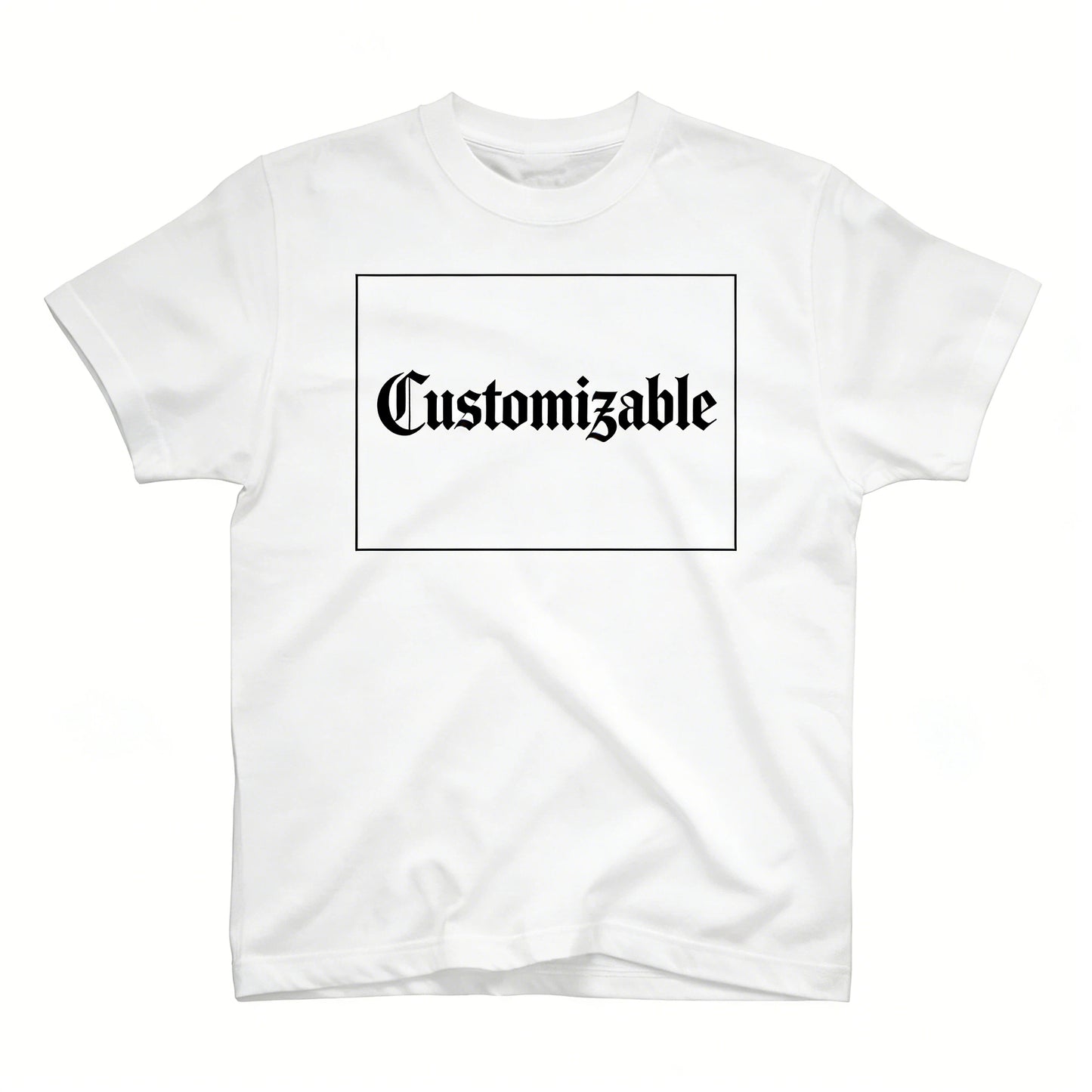 Custom T-shirt(You can customize the front and back.)