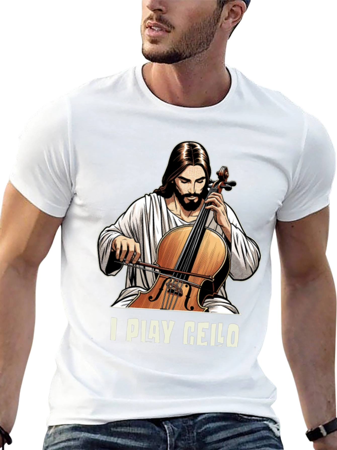 I Play Cello Graphic T-Shirt