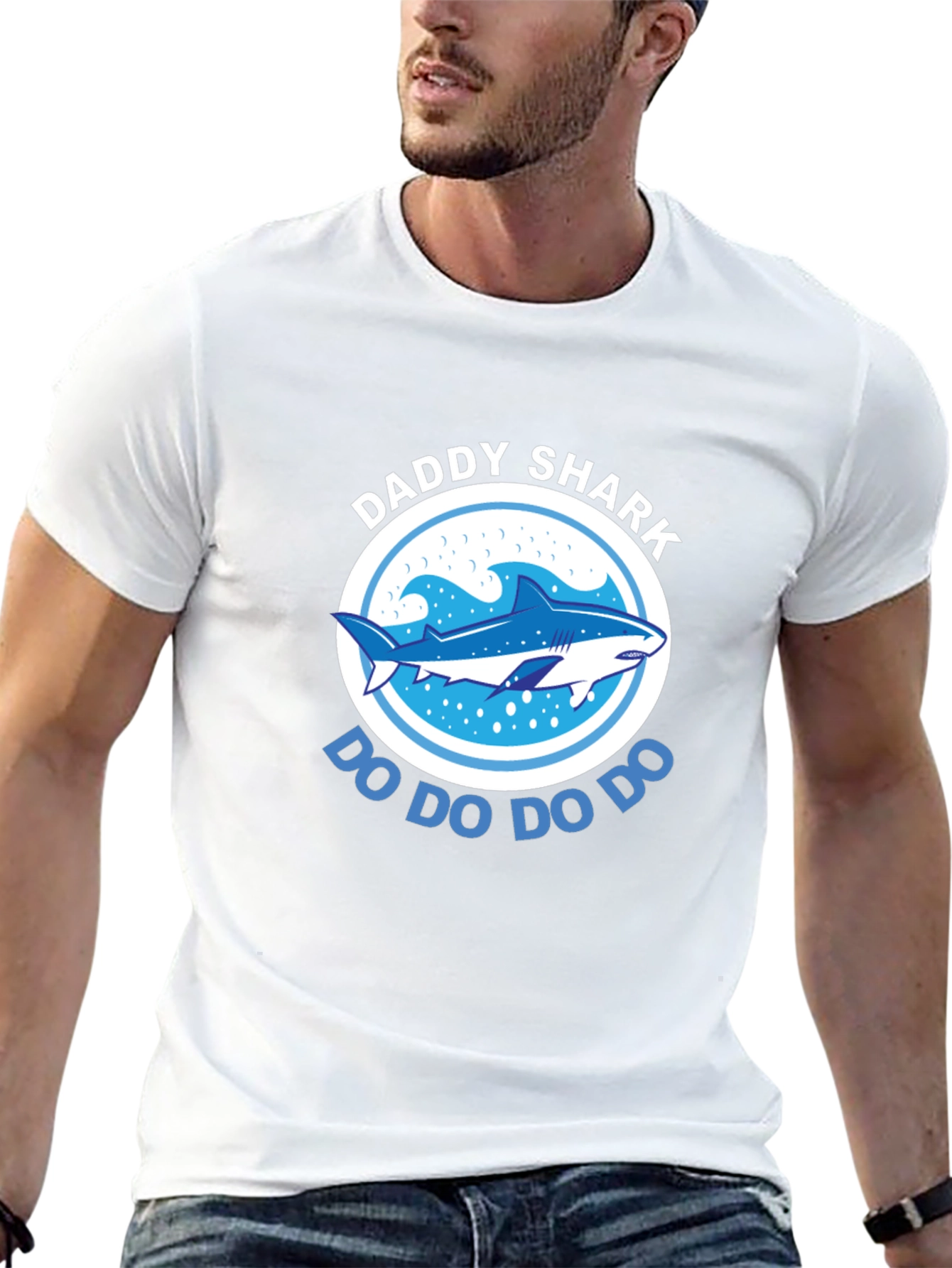 Daddy Shark T-Shirt: Cute Family Matching Tee