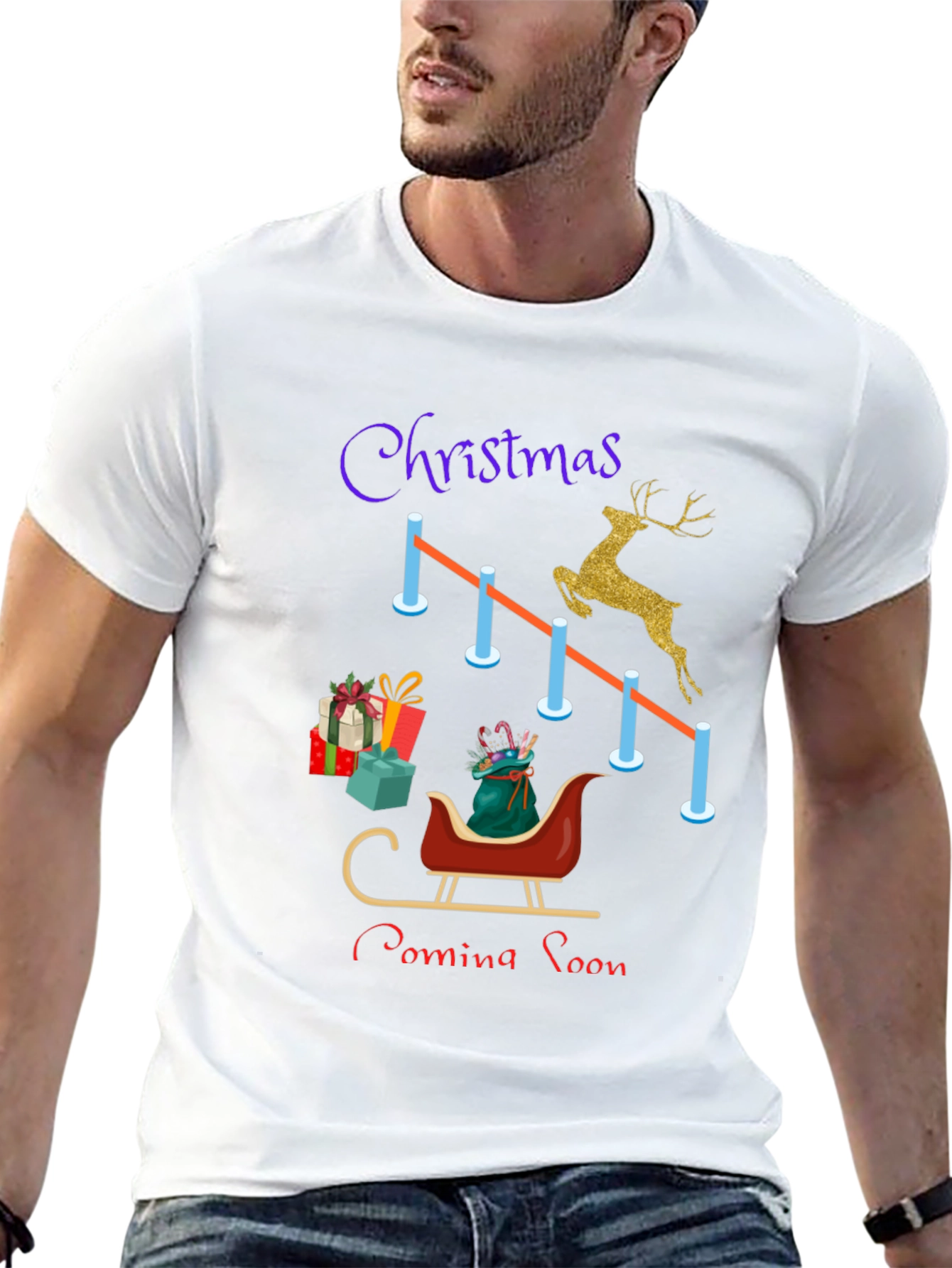 Christmas Coming Soon Graphic T-Shirt