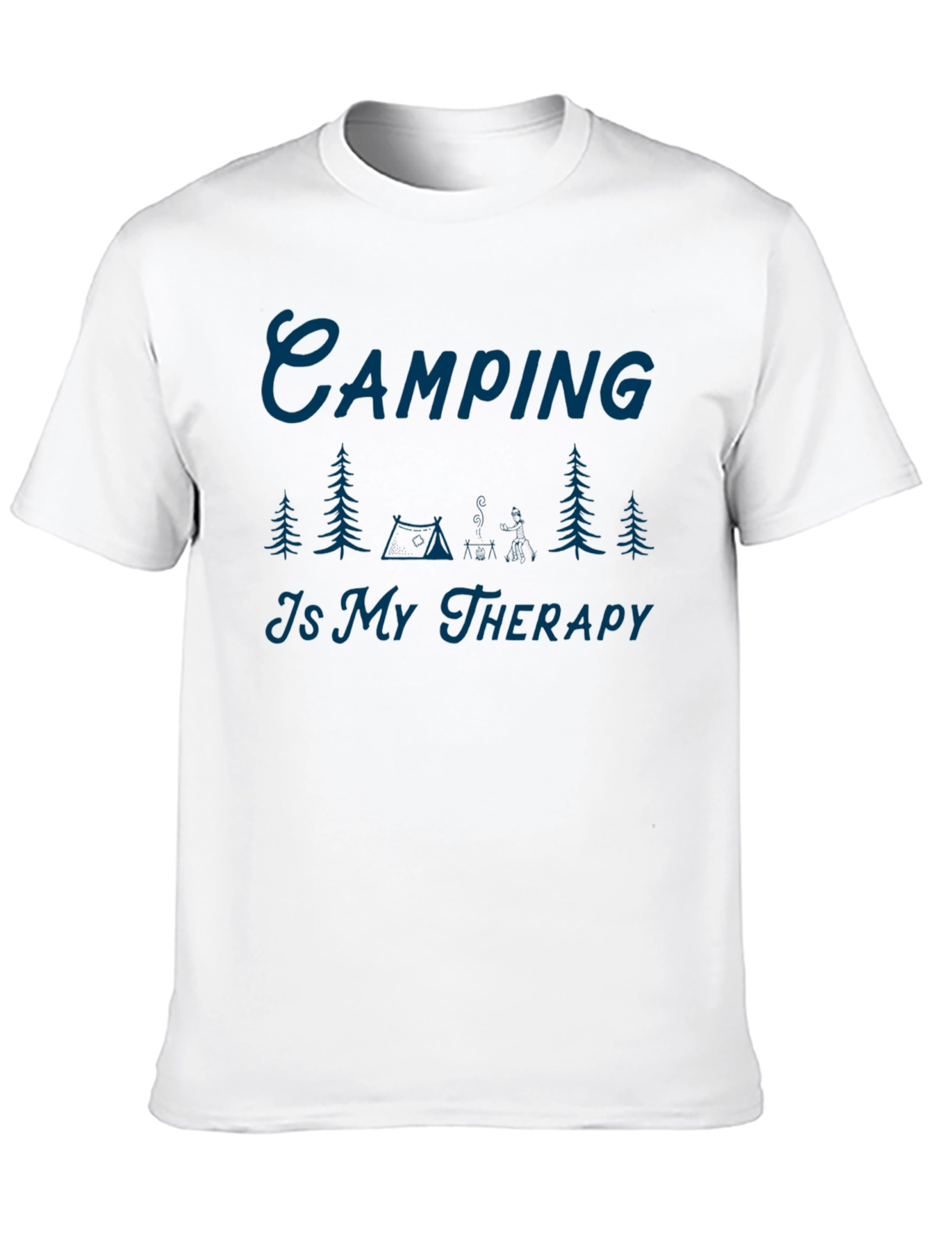 Camping Is My Therapy Graphic T-Shirt