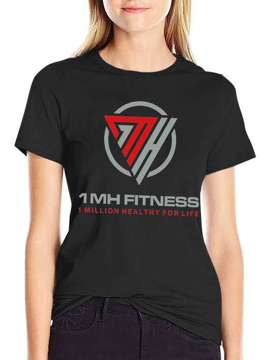 1MH Fitness Black T-Shirt