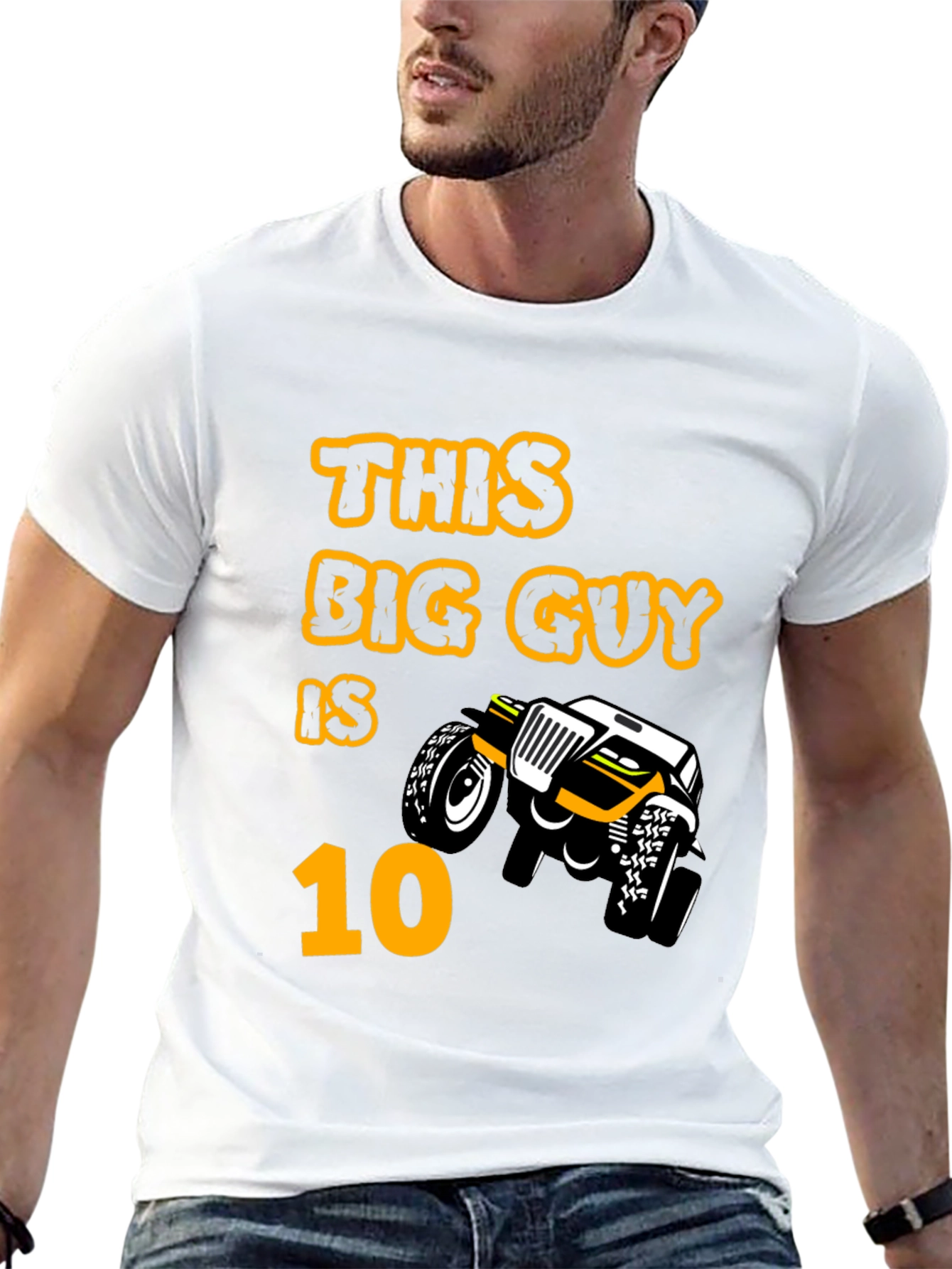 Birthday Boy 10 T-Shirt Monster Truck Tee