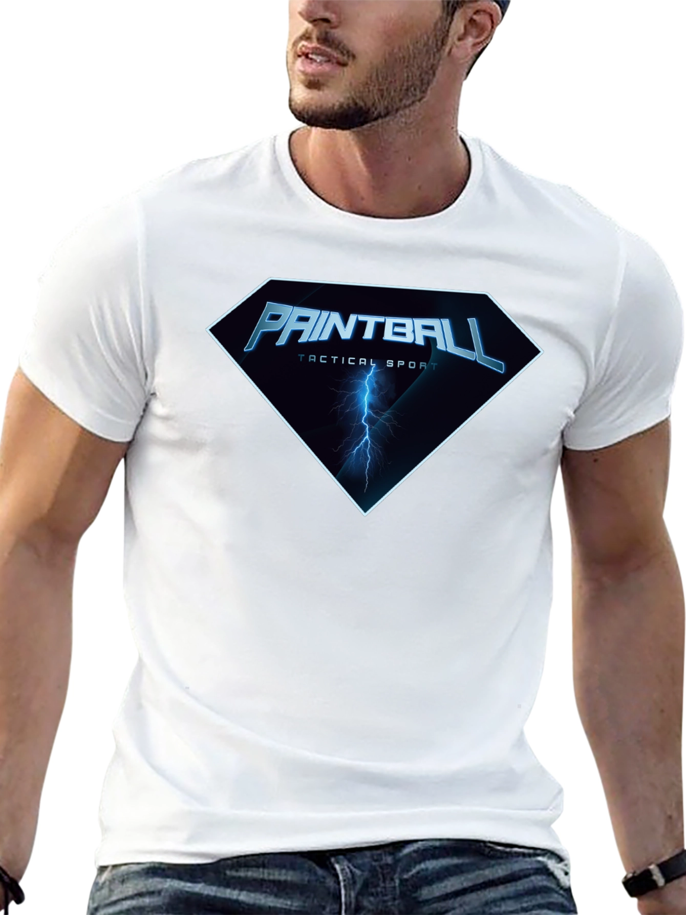 Paintball Tactical Sport Graphic T-Shirt