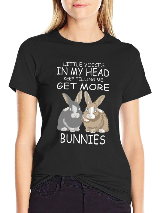 Bunny Lover T-Shirt - Little Voices Get More Bunnies Tee