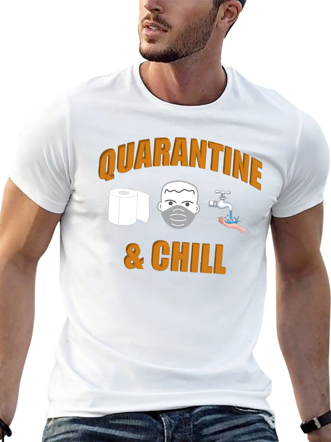 Quarantine & Chill Graphic T-Shirt