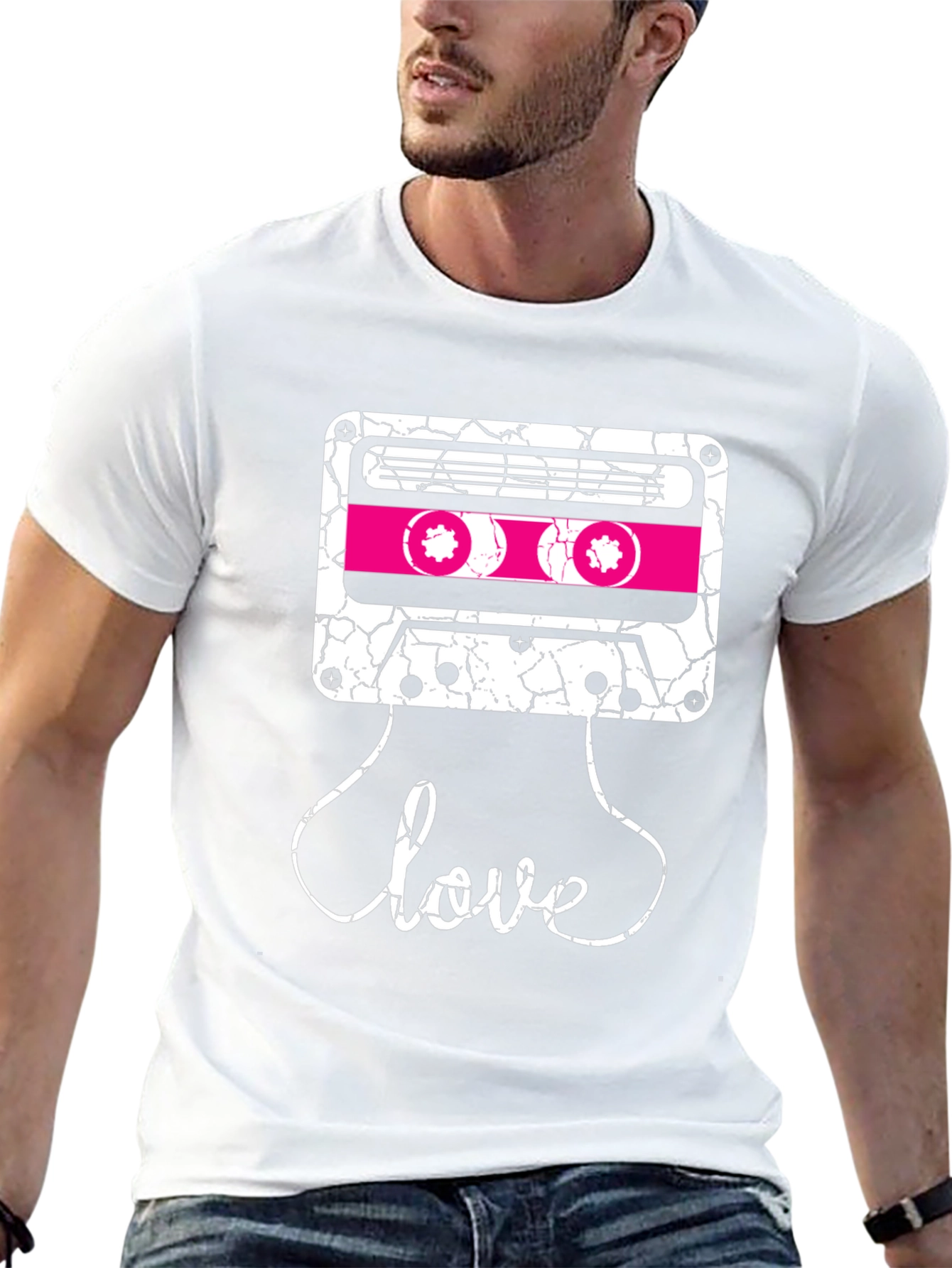 Retro Cassette Tape Love T-Shirt