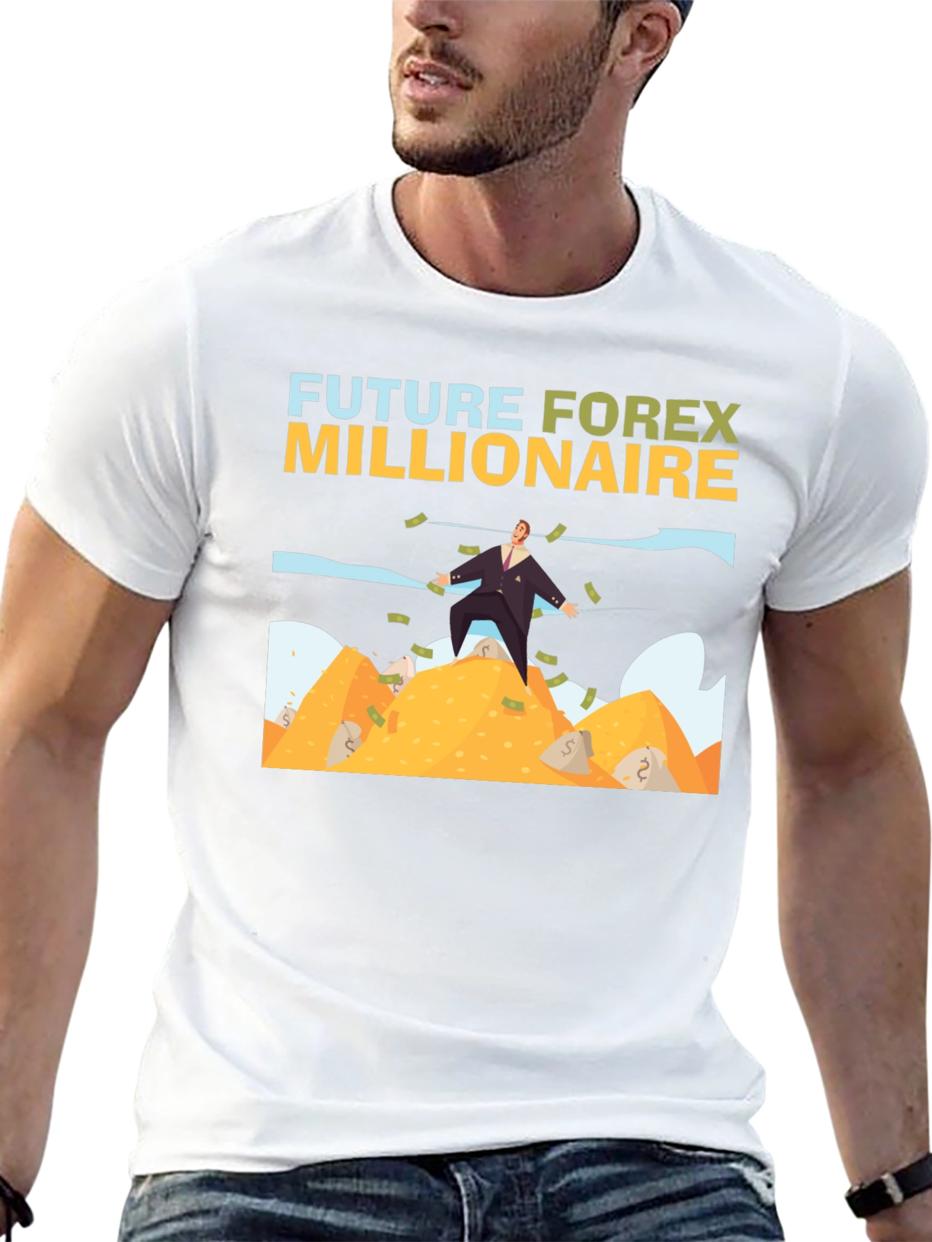 Future Forex Millionaire T-Shirt - Black