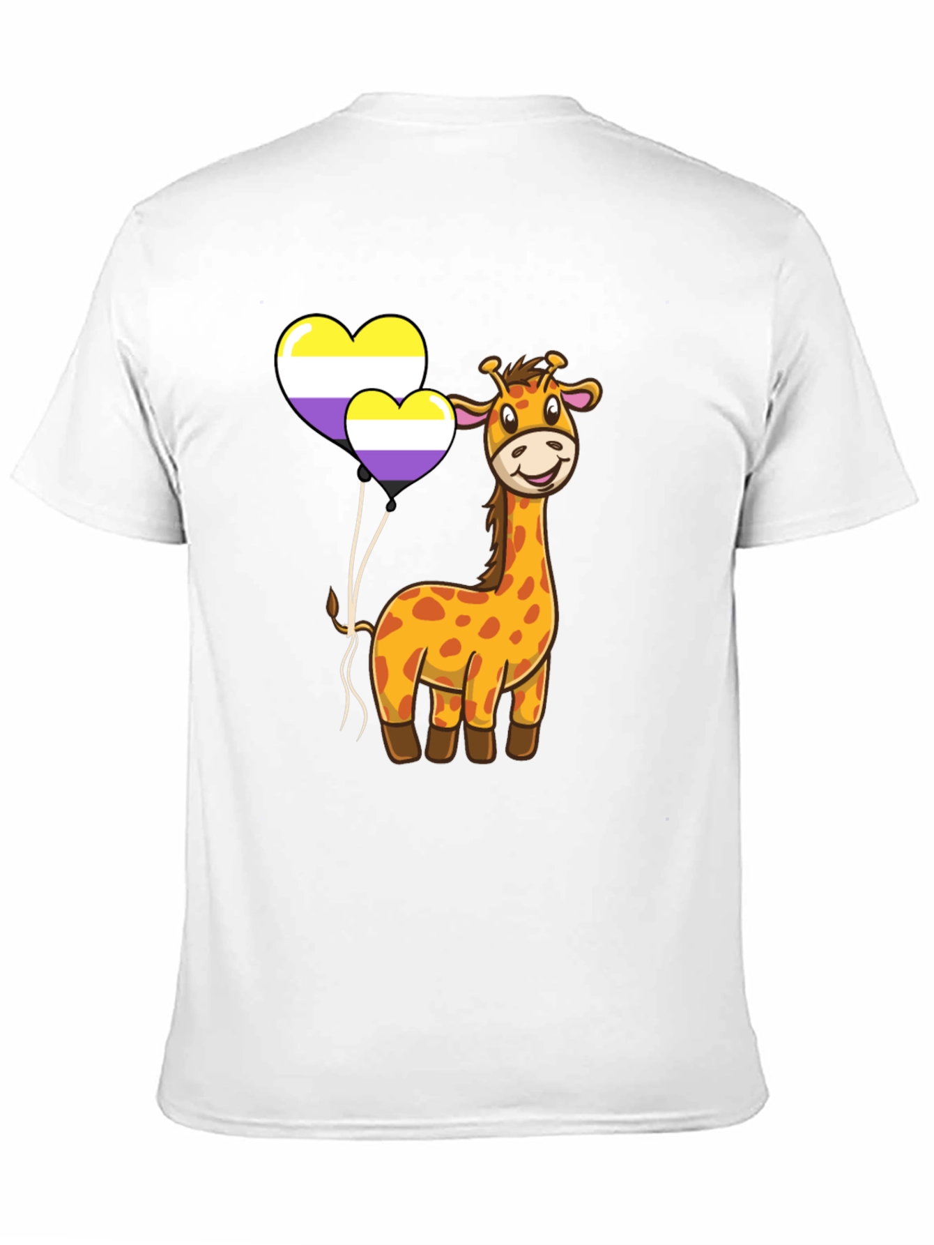 Giraffe Non-Binary Pride T-Shirt