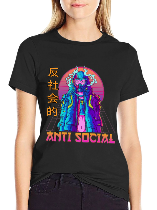 Anti Social Cyberpunk T-Shirt