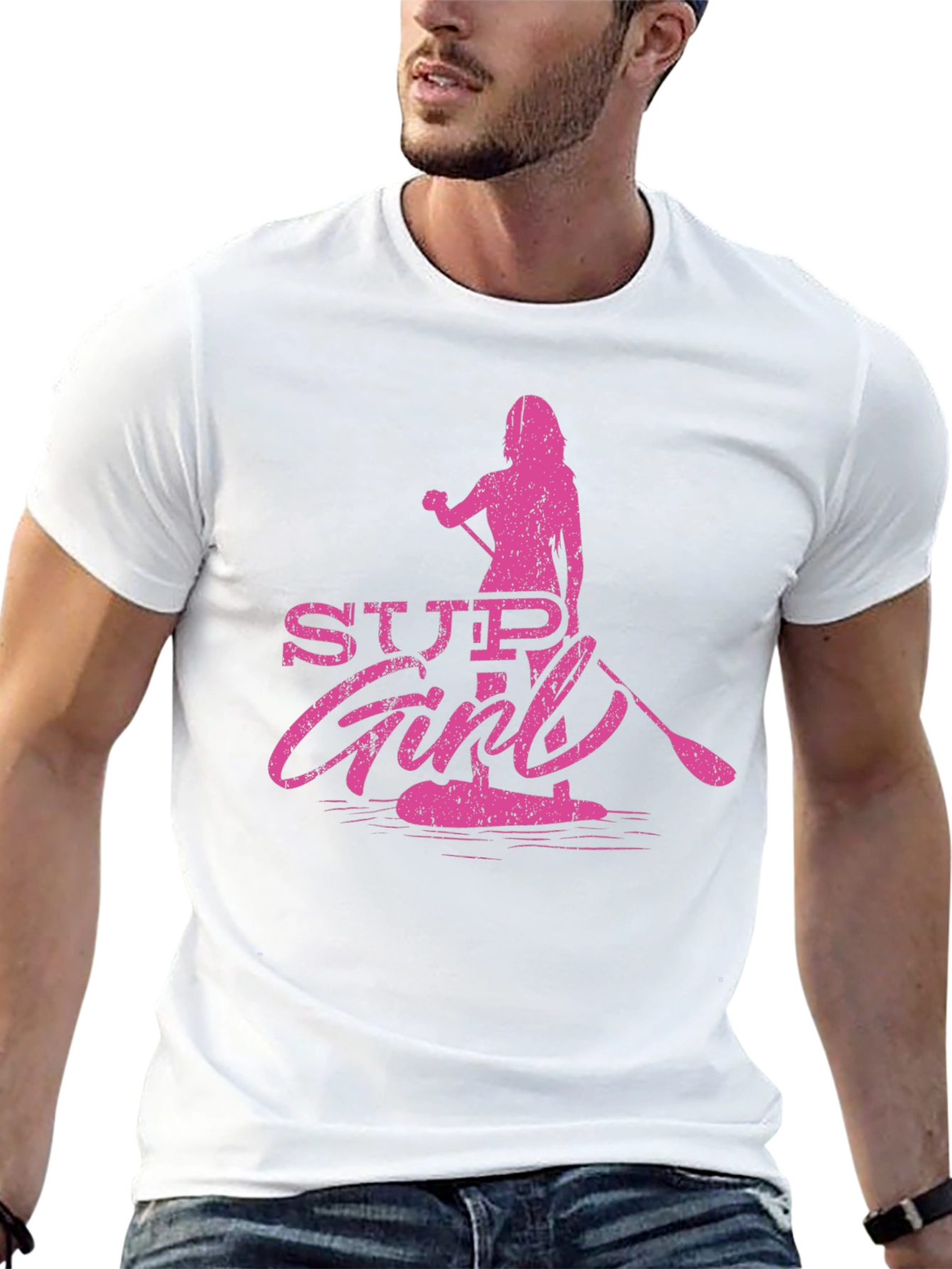 SUP Girl T-Shirt - Stand Up Paddleboard Tee