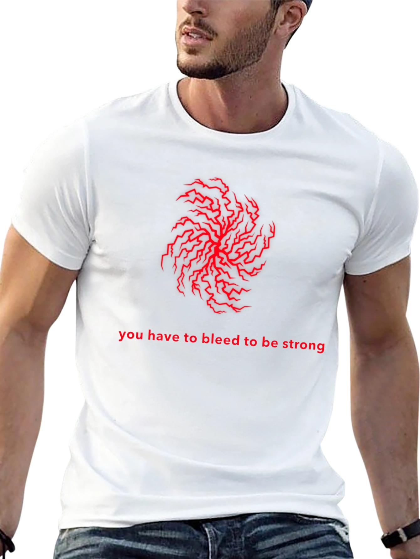 Bleed To Be Strong Graphic T-Shirt