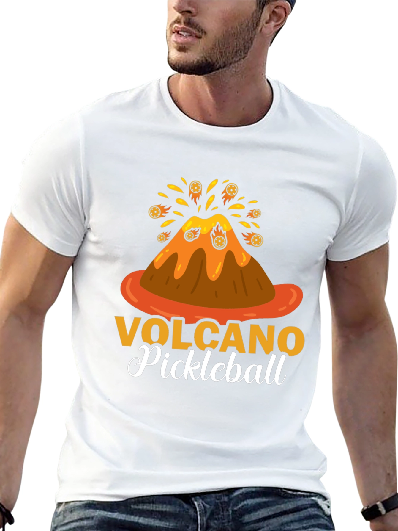 Volcano Pickleball Graphic Tee