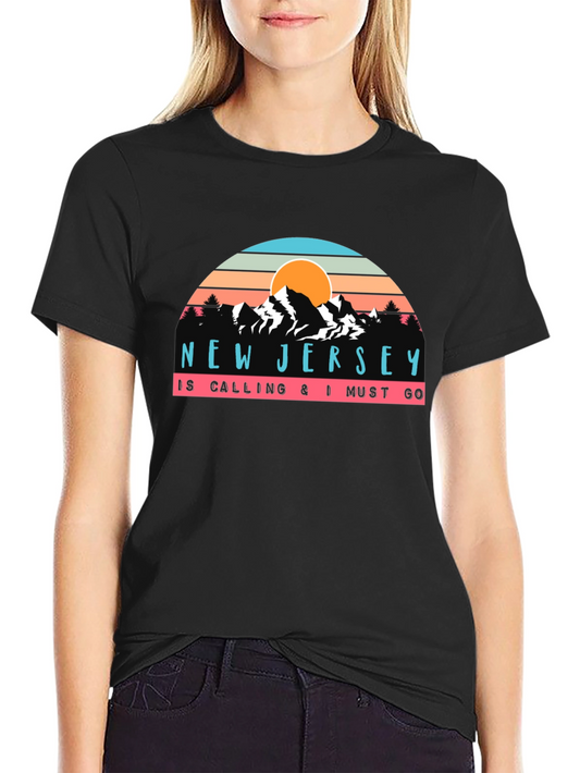 New Jersey Calling Graphic T-Shirt