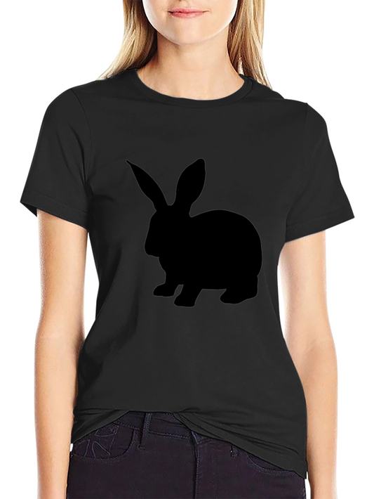 Black Rabbit Graphic Tee - Mens Casual Short Sleeve T-Shirt