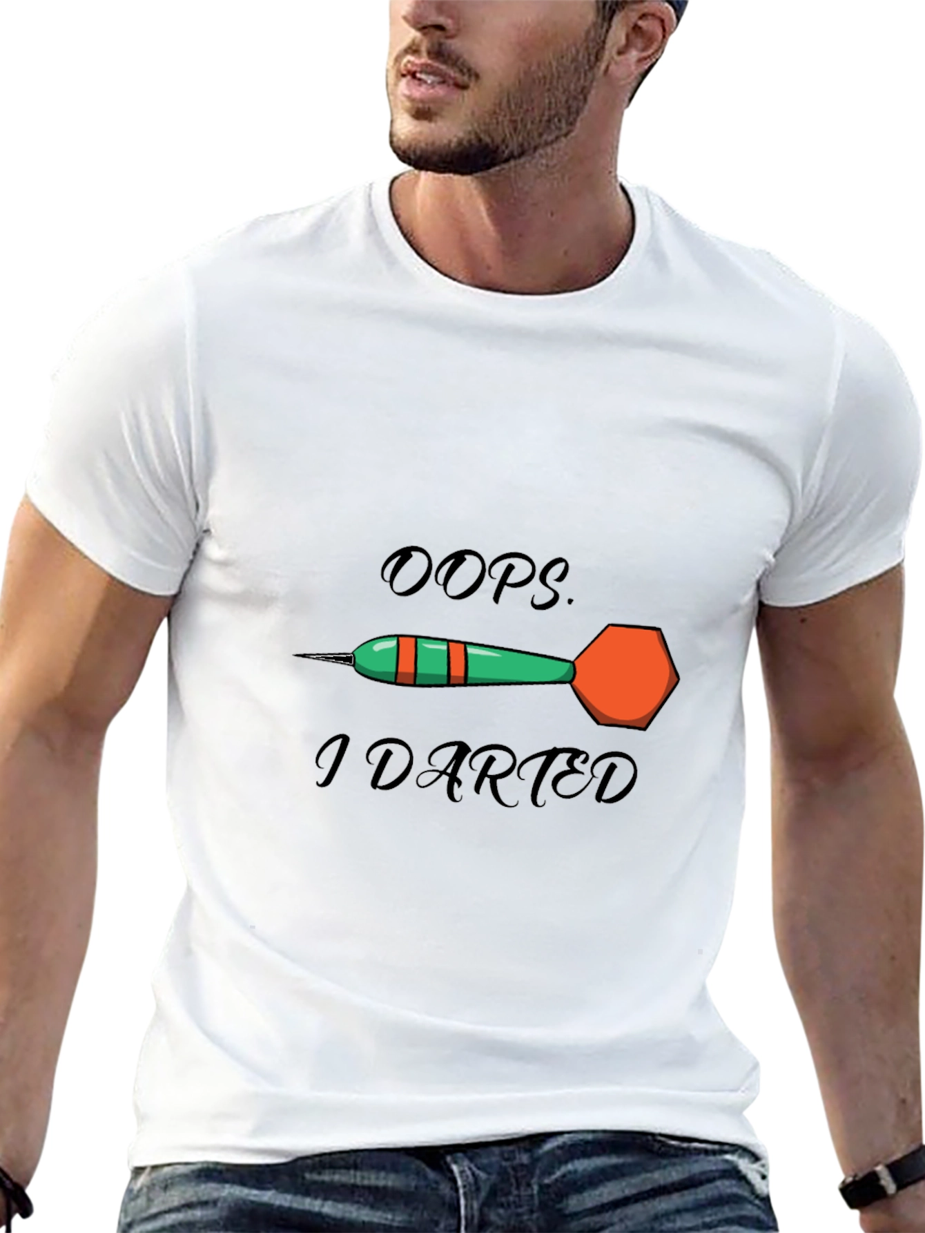 Oops I Darted T-Shirt - Funny Darts Tee