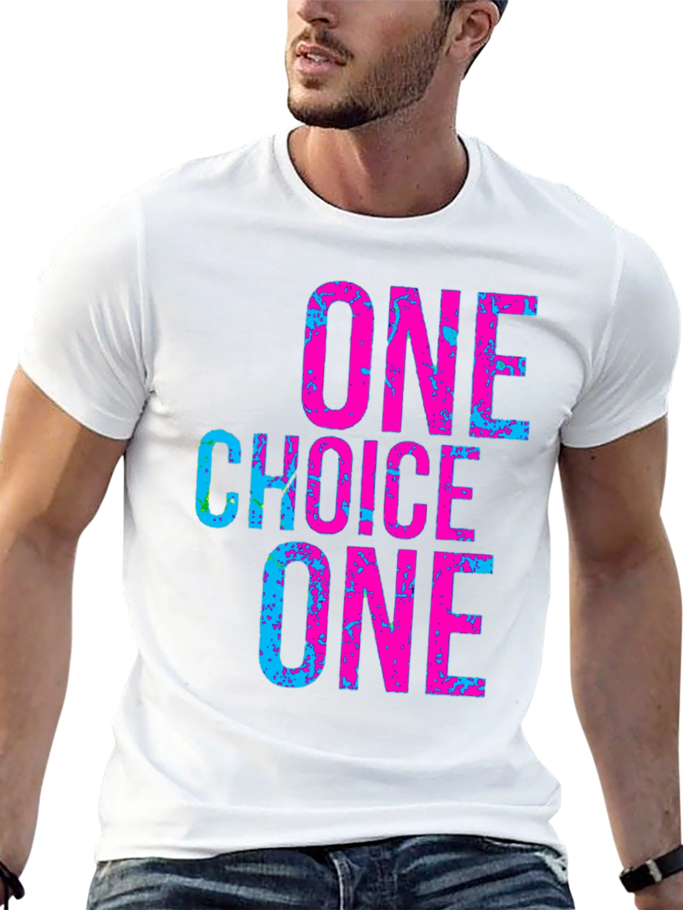 One Choice Graphic Tee - Stylish Black T-Shirt
