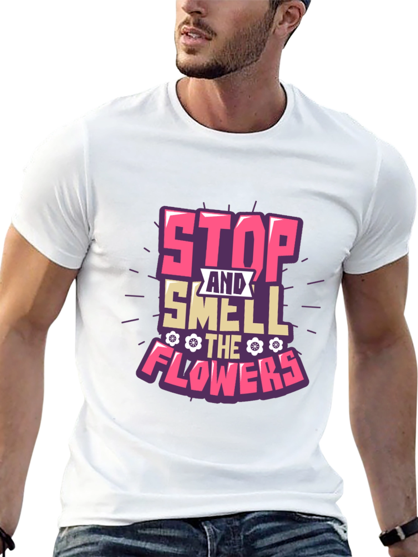 Stop and Smell the Flowers Graphic Tee