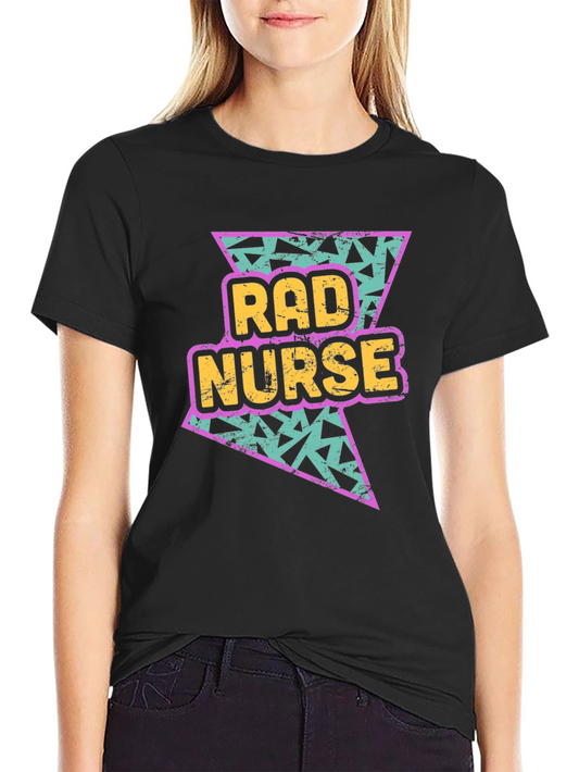 Rad Nurse T-Shirt - Retro 90s Style Graphic Tee