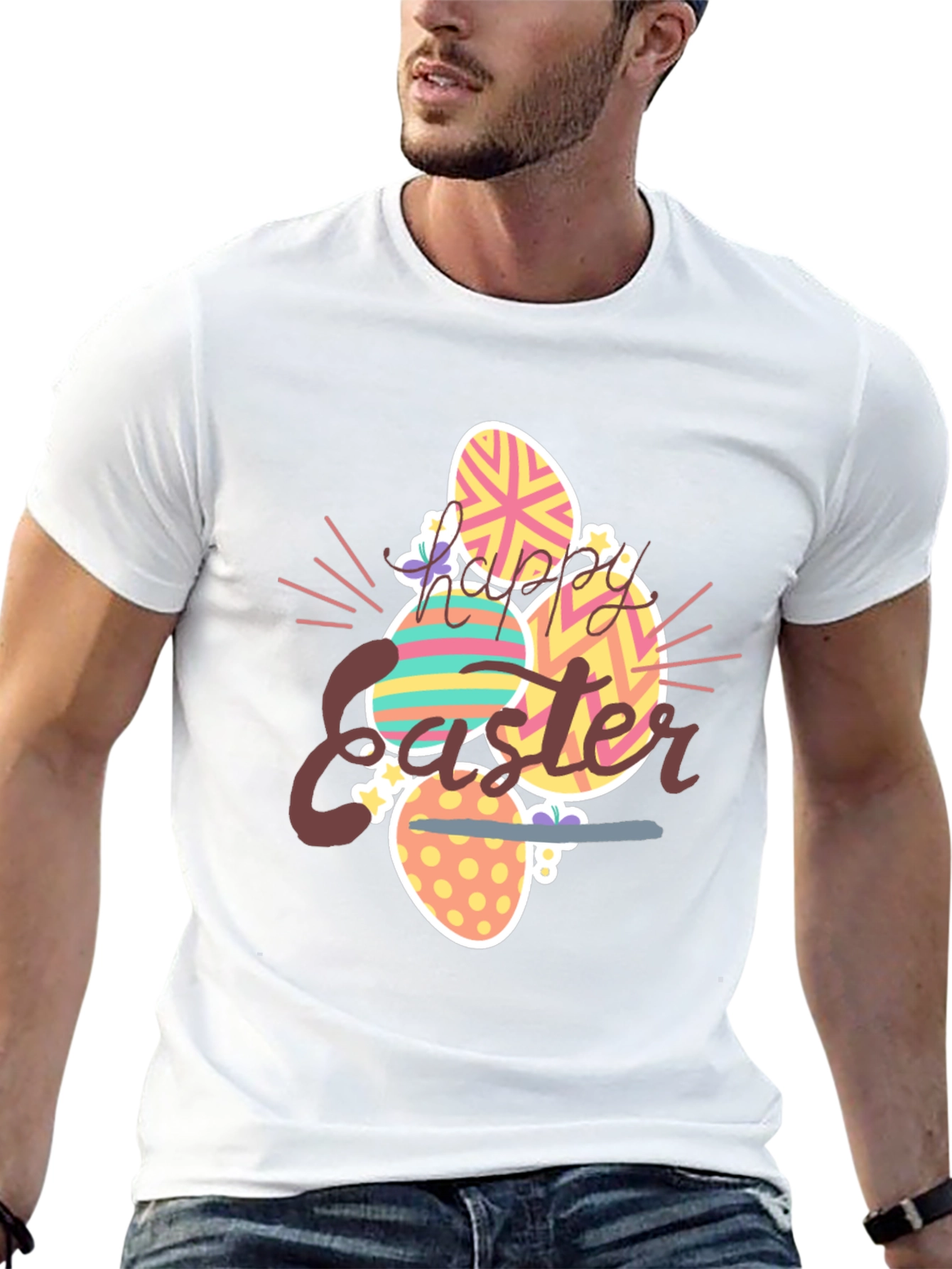 Happy Easter Graphic T-Shirt