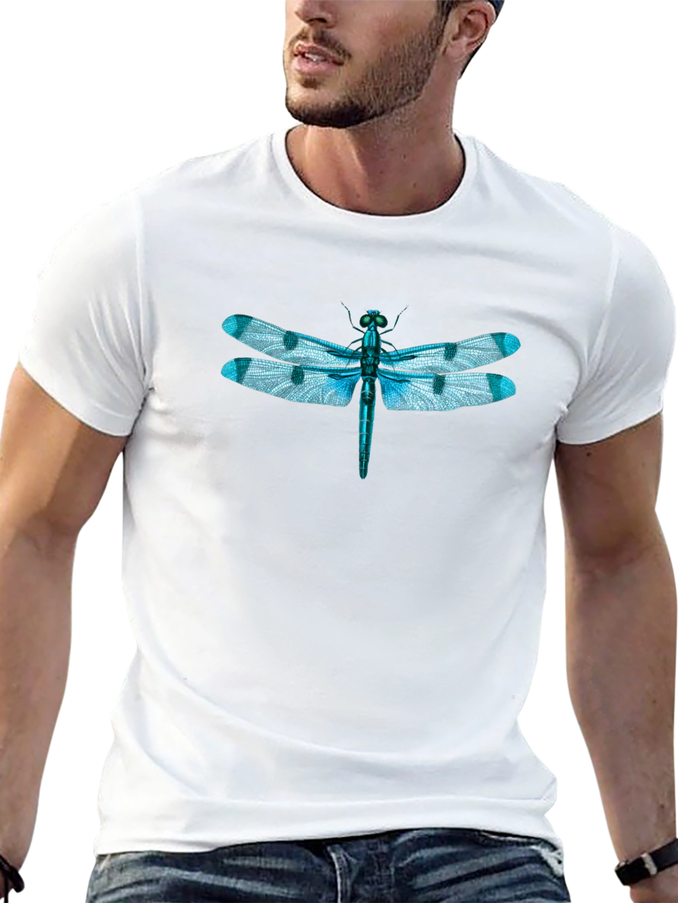 Dragonfly Graphic Tee - Unique Insect T-Shirt