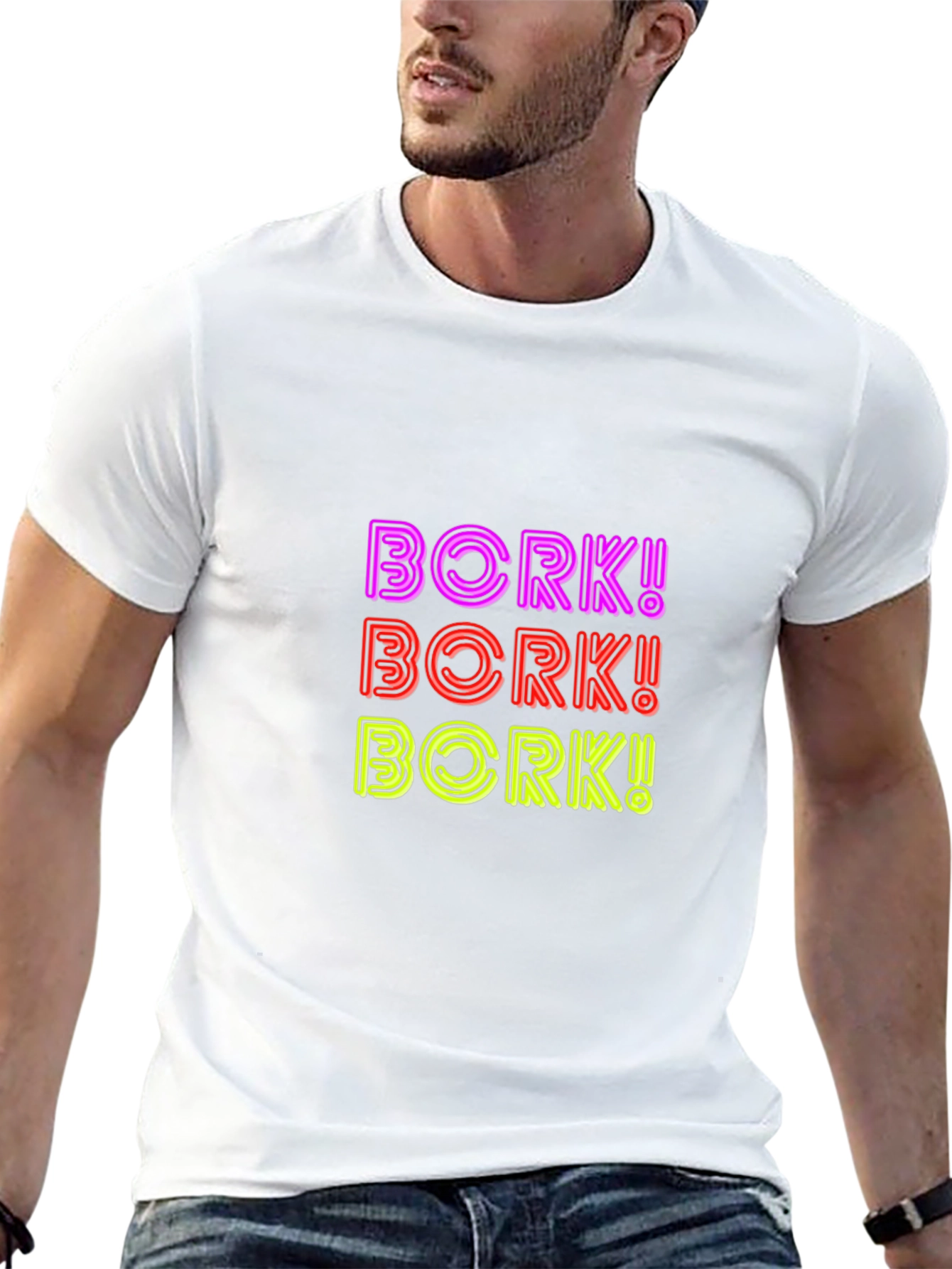 BORK! Graphic Print T-Shirt