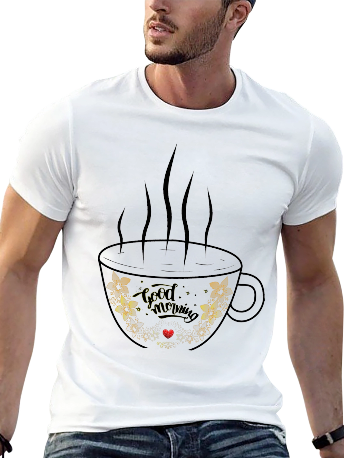 Good Morning Coffee Graphic Tee