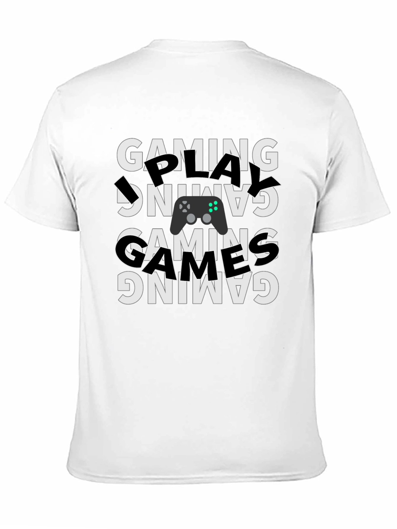 I Play Games T-Shirt - Gamer Controller Design
