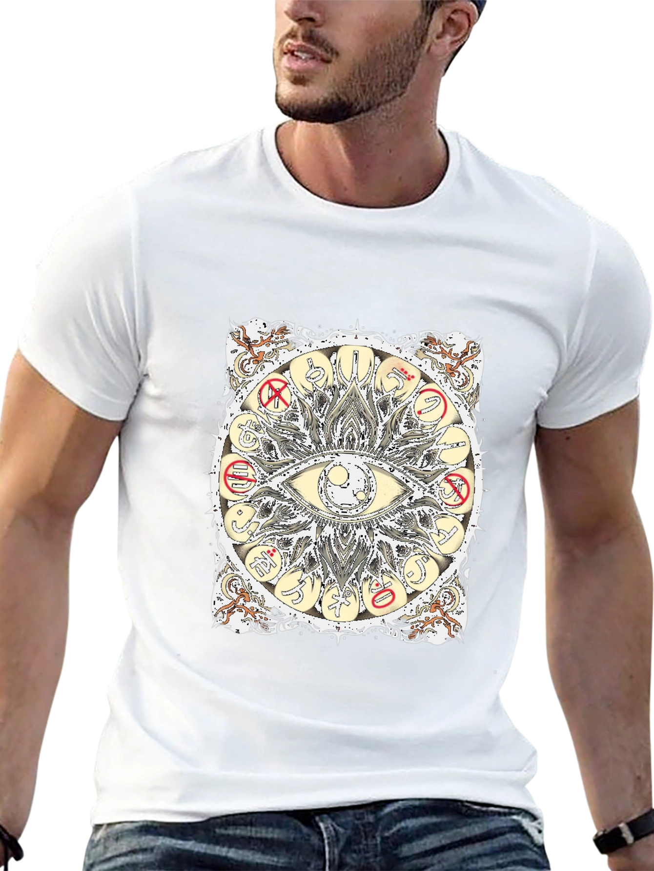 Mystic Eye Graphic Tee - Unisex Black T-Shirt