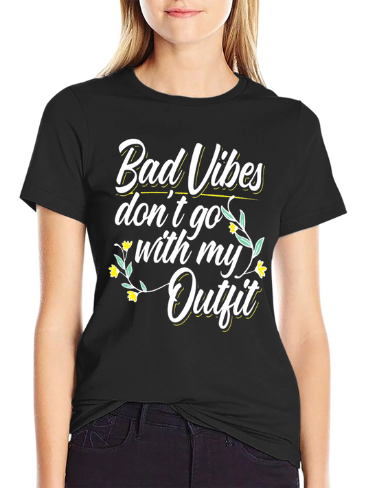 Bad Vibes Outfit Graphic Tee