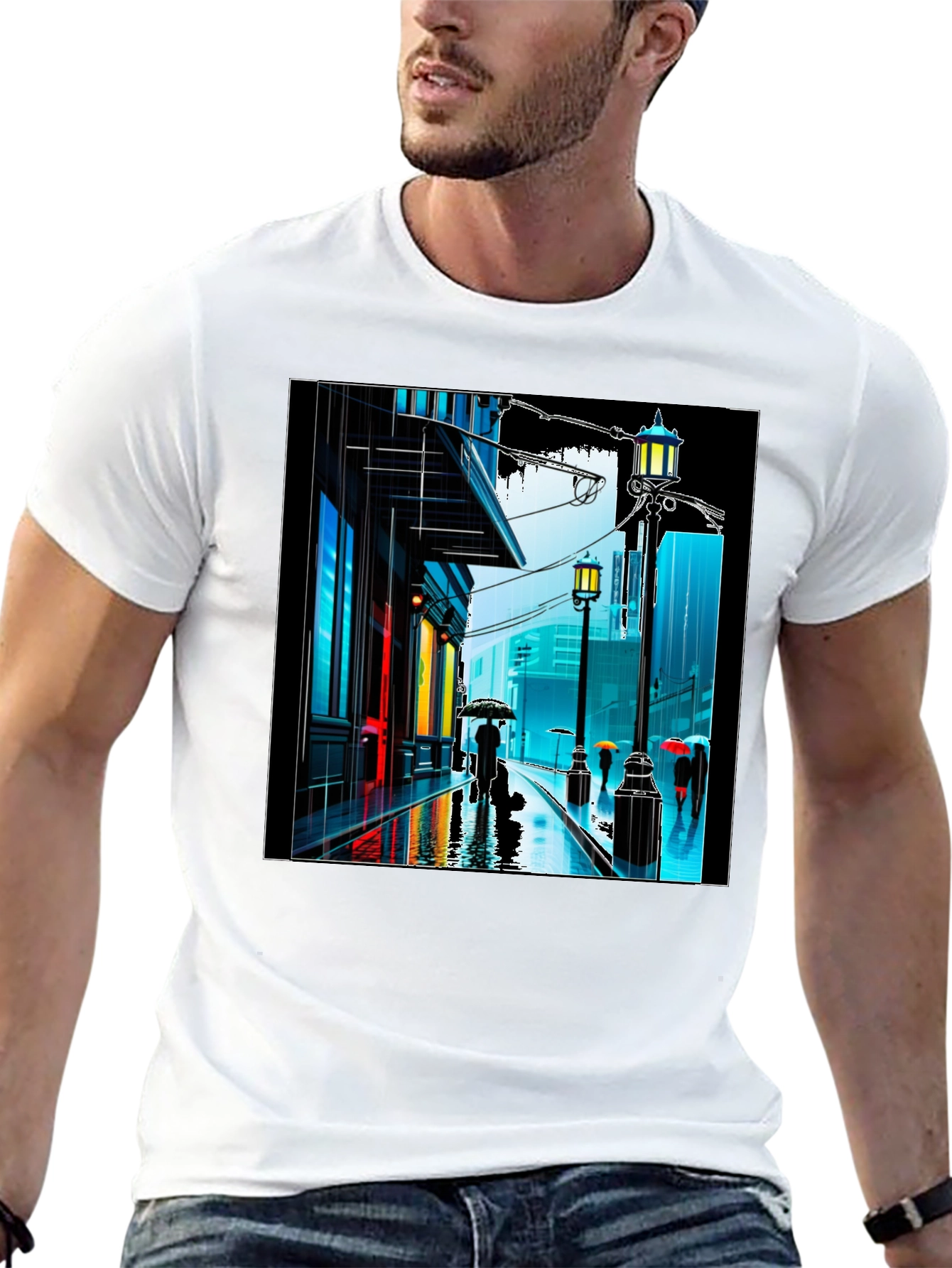 Stylish Cityscape T-Shirt