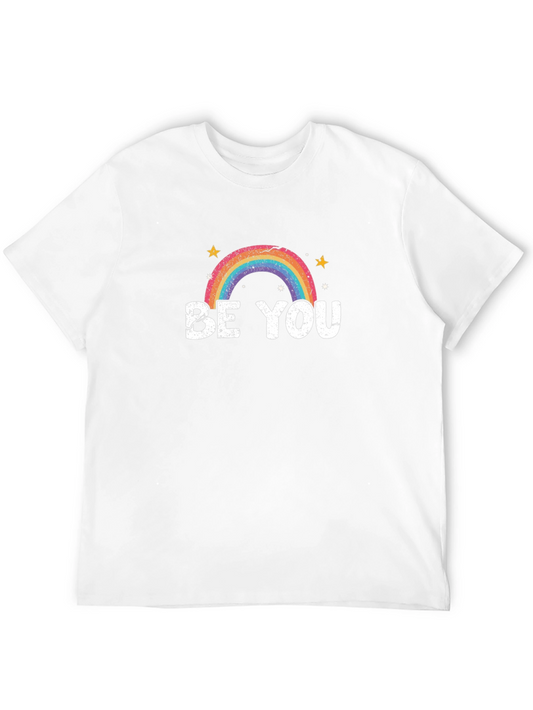 Be You Rainbow Graphic Tee